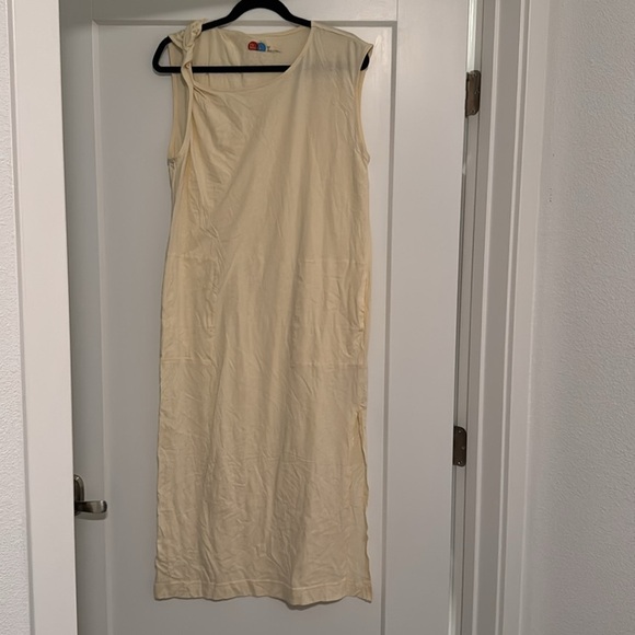 NWOT Free People Beach Drew Tee Midi Dress in Seed Pearl - Picture 4 of 6